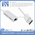 Usb ethernet adaptador para iphone ipad 10/100 RJ45 Network LAN Adapter Card